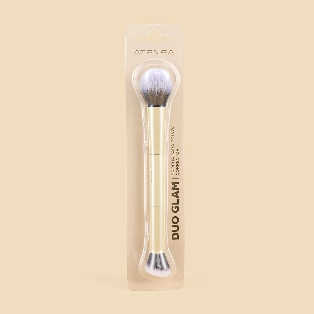 BROCHA DUO GOTA POLVO Y CORRECTOR