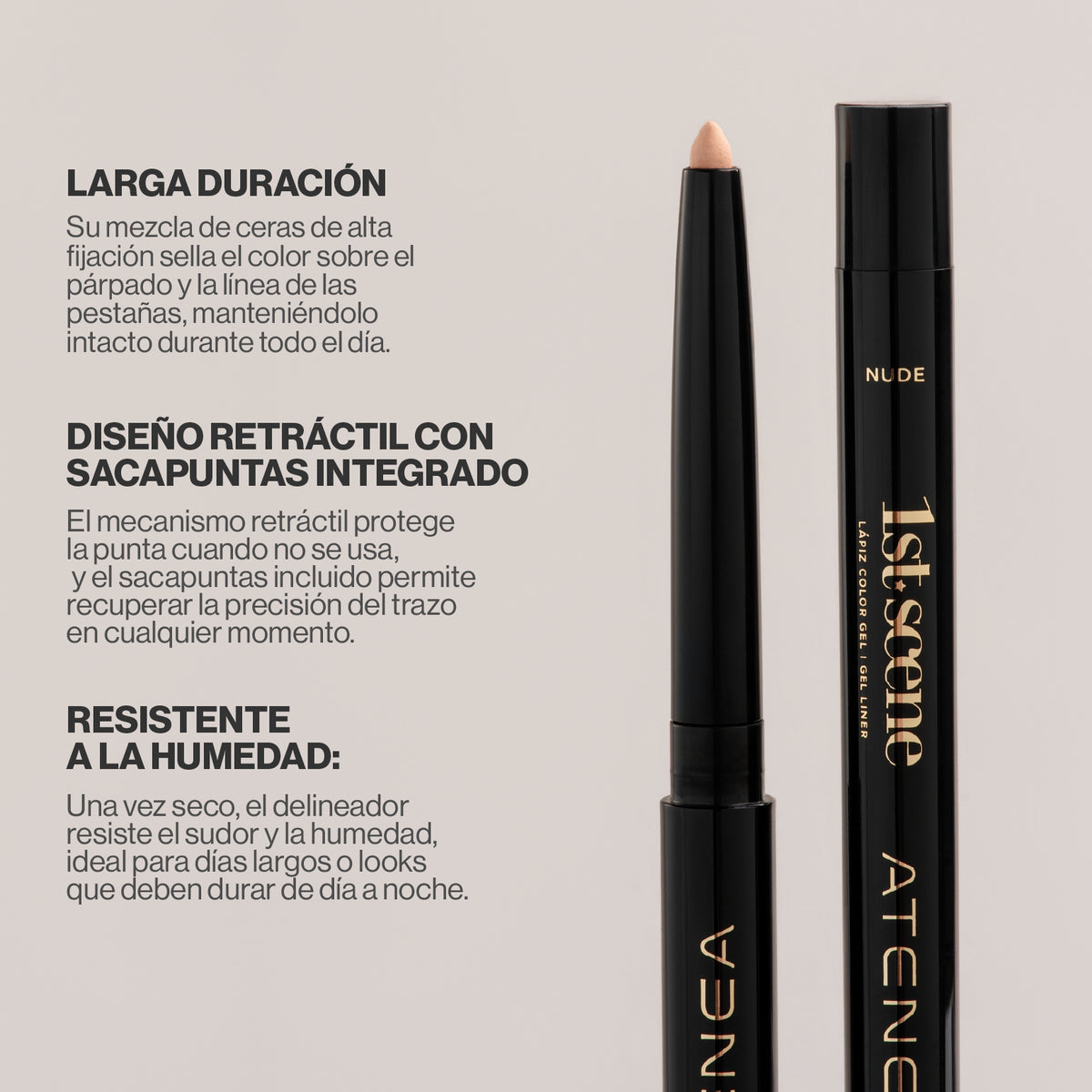 LÁPIZ DELINEADOR EN GEL 1ST SCENE