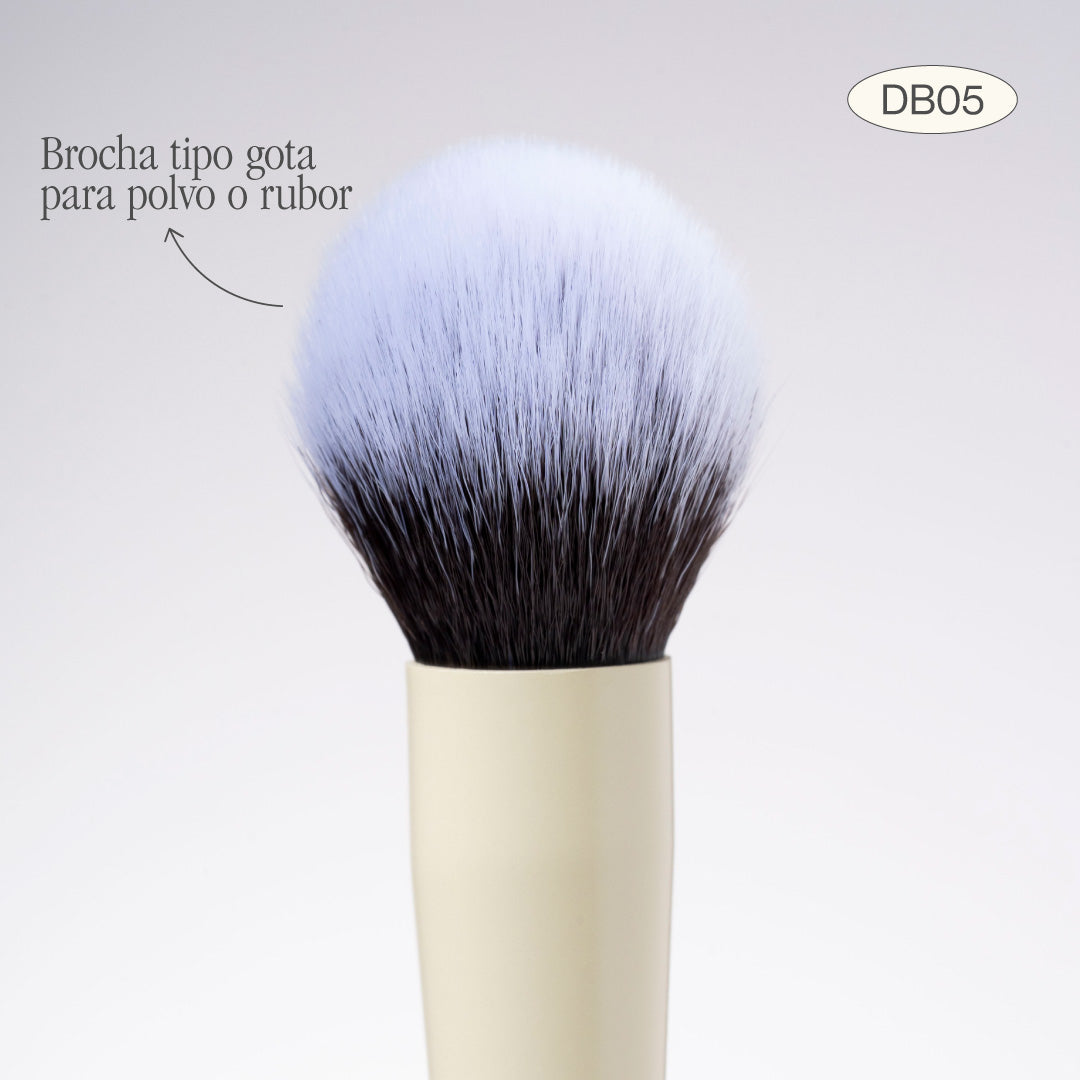 BROCHA DUO GOTA POLVO Y CORRECTOR