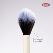 BROCHA DUO ILUMINADOR Y POLVO SUELTO