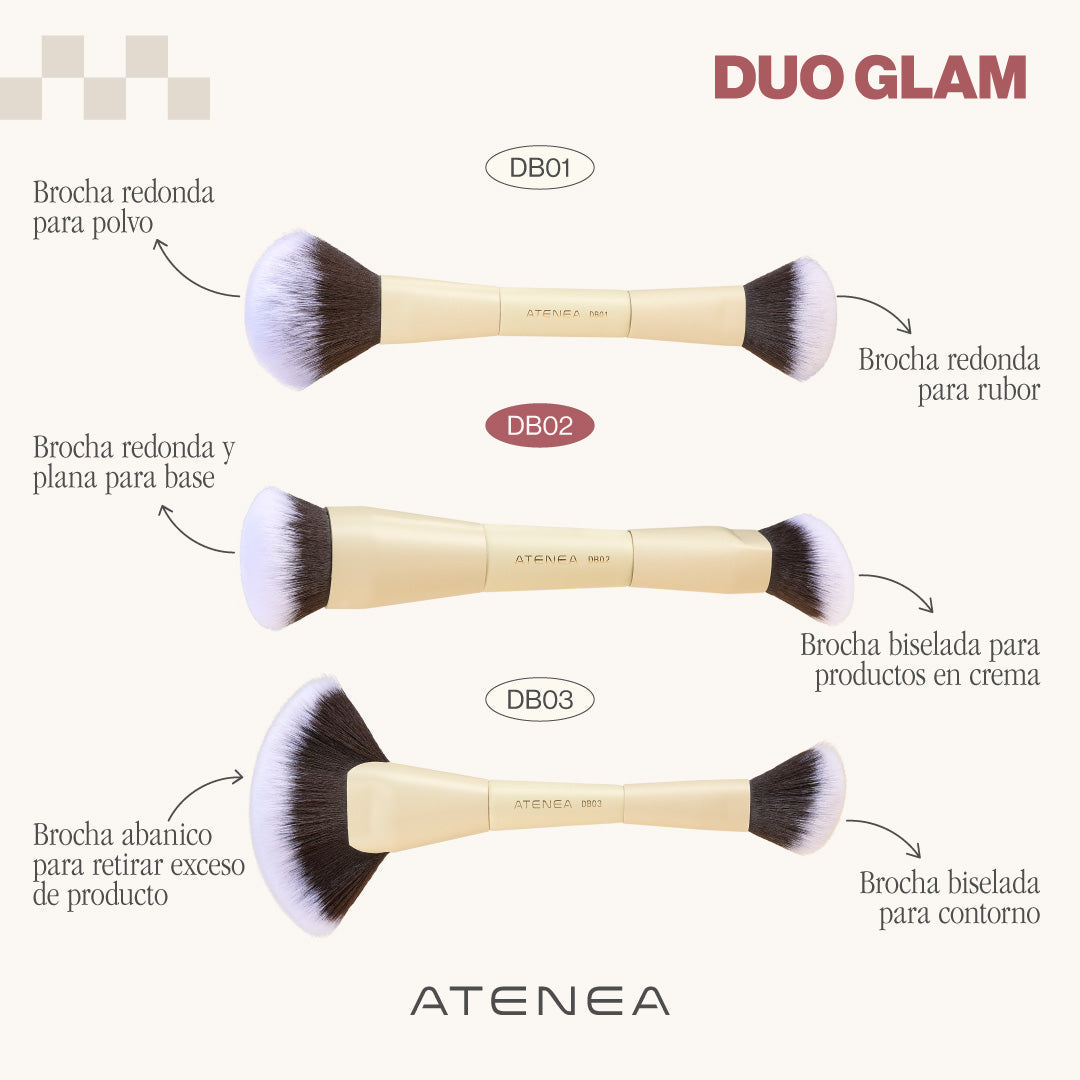 BROCHA DUO BASE Y CREMA