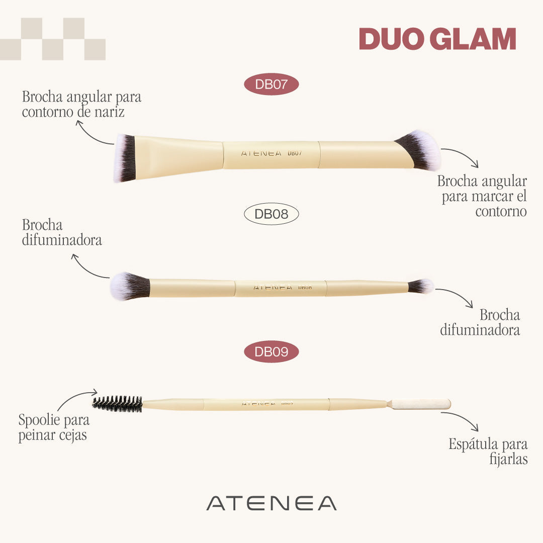 BROCHA DUO PARA CORRECTOR Y CONTORNO